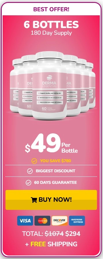 Derma Essential 6 Bottle Price